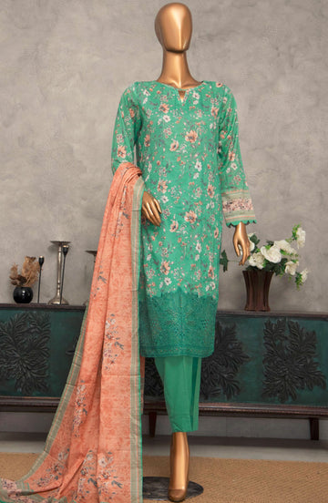 HZ Textile UNSTITCH Meenakari Embroidered Collection 2025 D-08