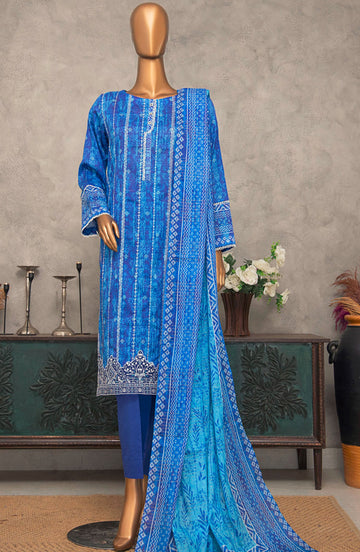 HZ Textile UNSTITCH Meenakari Embroidered Collection 2025 D-07