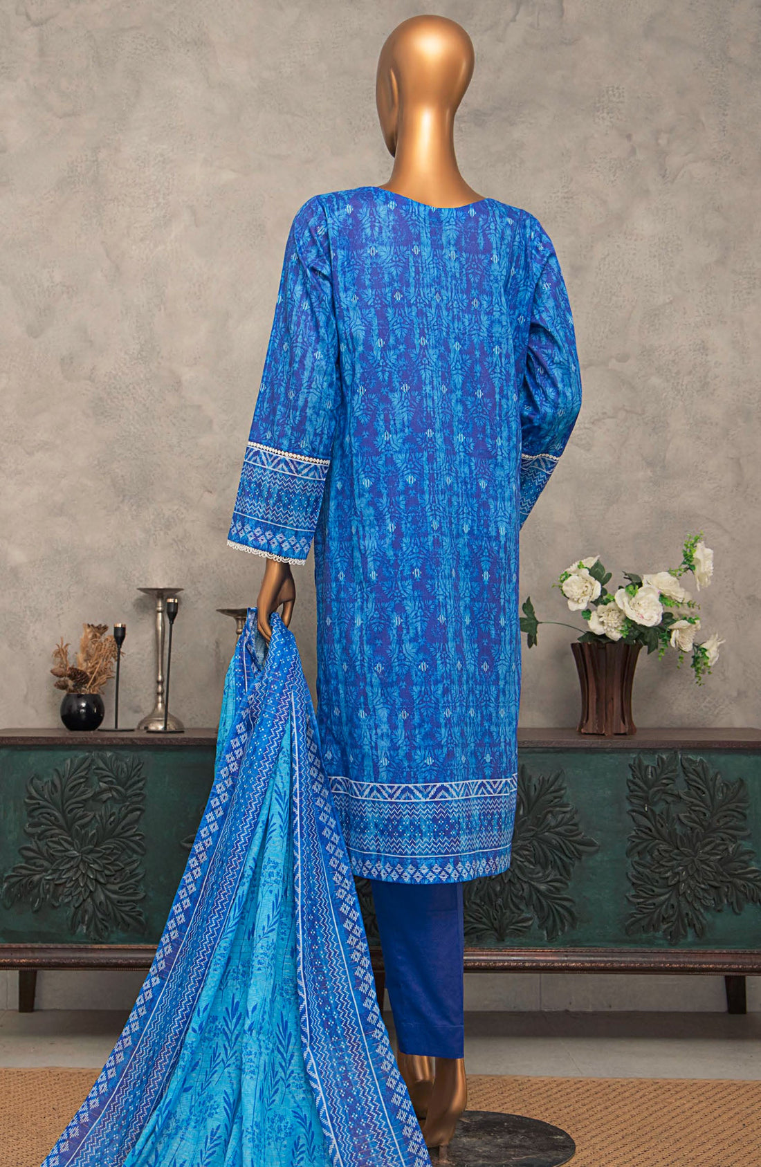 HZ Textile UNSTITCH Meenakari Embroidered Collection 2025 D-07