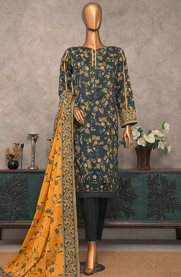 HZ Textile UNSTITCH Meenakari Embroidered Collection 2025 D-02