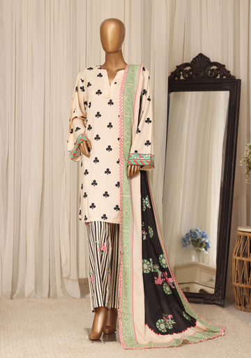Sadabahar linen Printed 3Piece Stitched Collection D-02