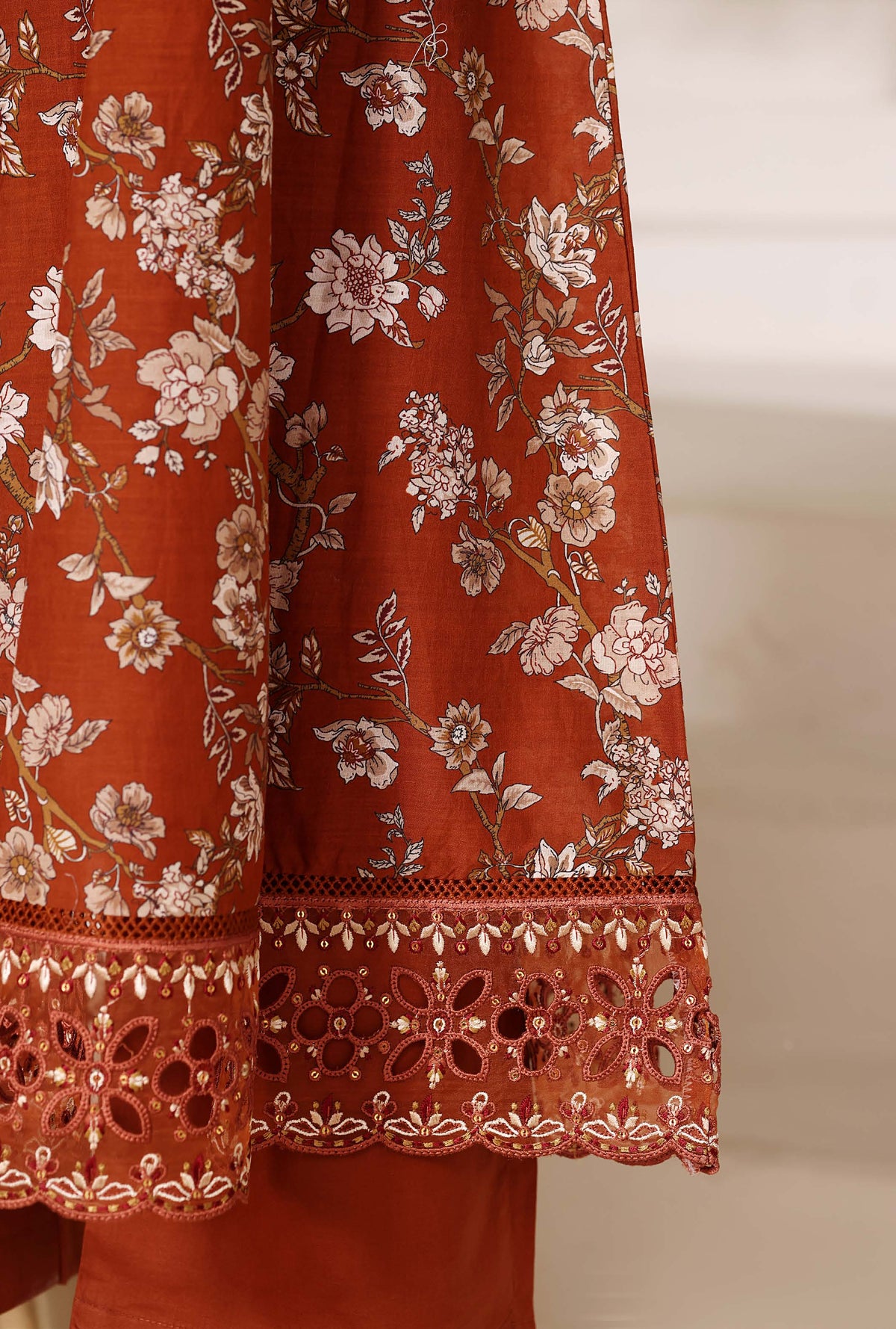 Sadabahar luxury Peplum Embroidery lawn 3piece stitched collection D-03