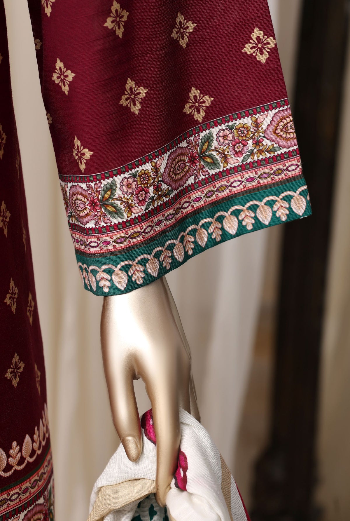 Sadabahar Luxury Khaddar Printed 3piece  stitched Vol-03 2026 D-02