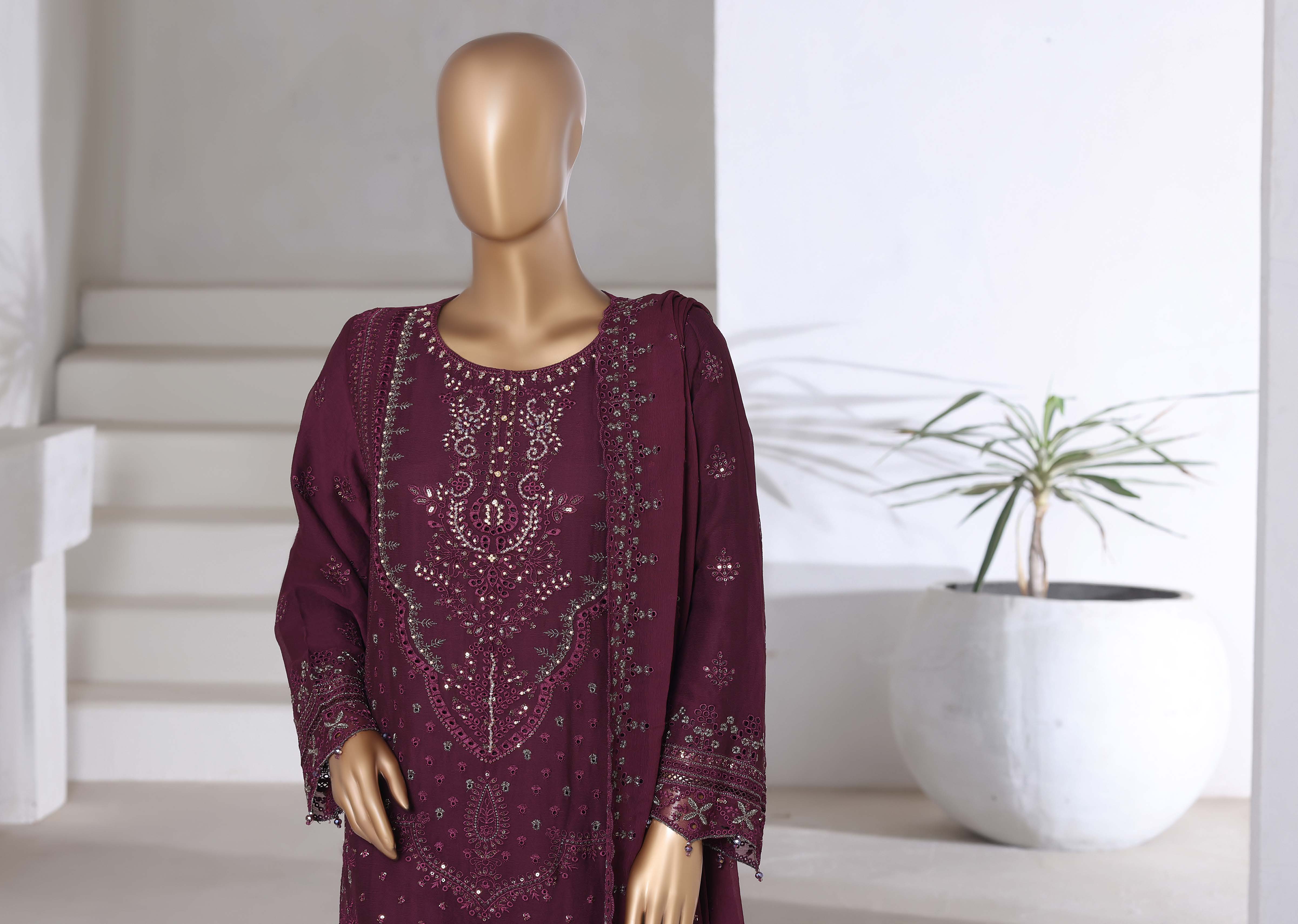 SADABAHAR Luxury Chiffon Afsanay Vol 14 3Piece Collection 2025 SAFC -1002