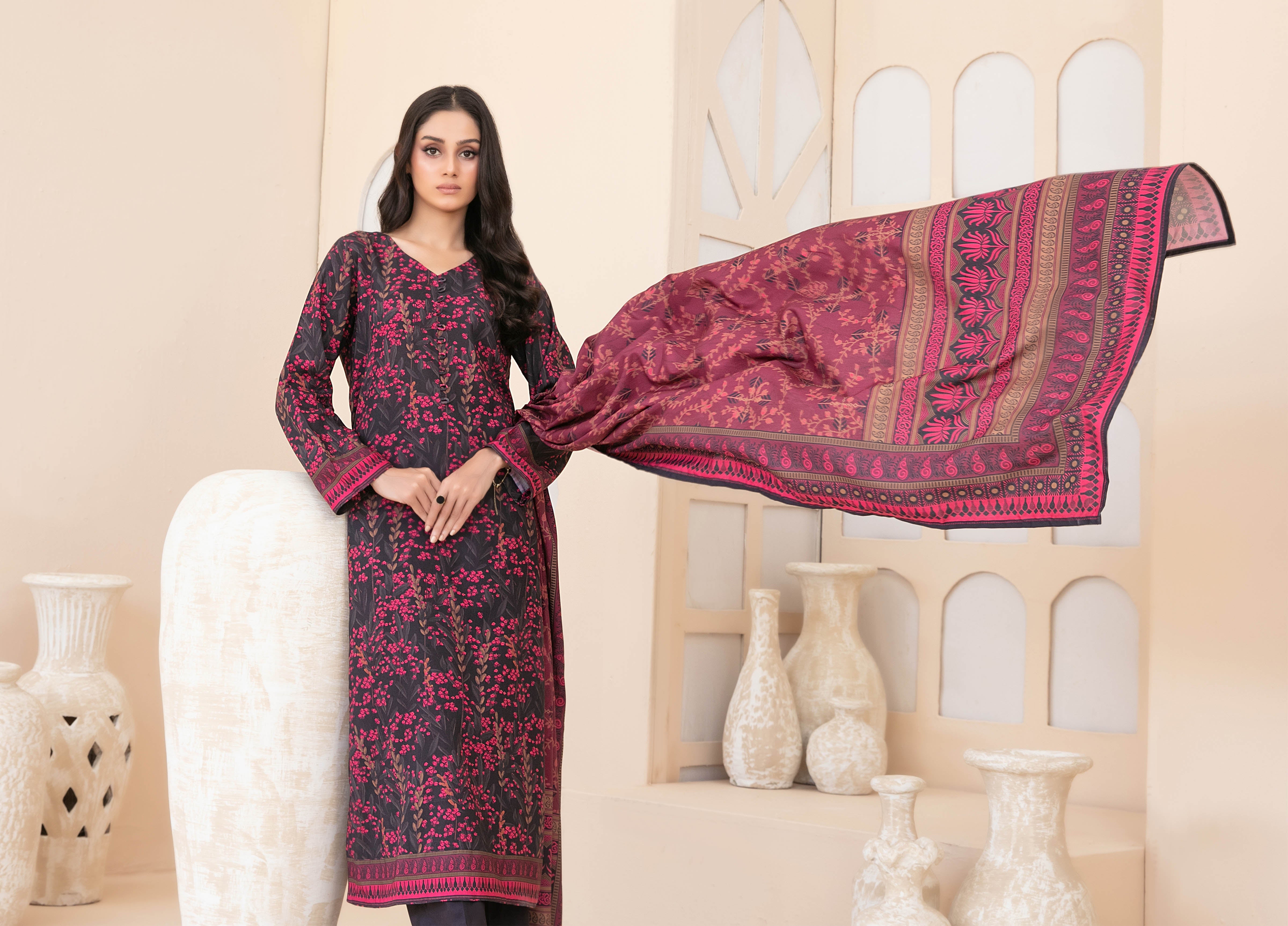 TAWAKKAL RAHAB STAPLE PRINTED 3PIECE UNSTITCHED COLLECTION 2025 D 03