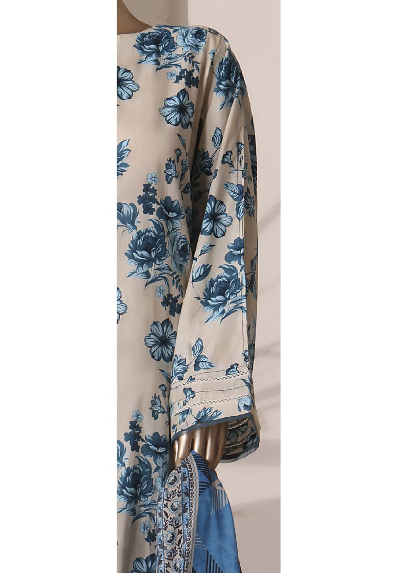 HZ Textile Ready to Wear Rozaana Cambric Printed 3PC Collection 2025 D-04