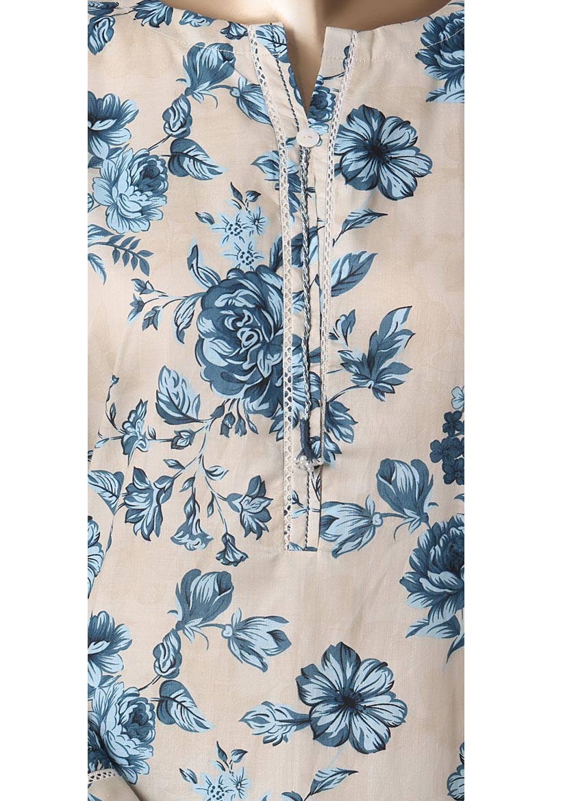 HZ Textile Ready to Wear Rozaana Cambric Printed 3PC Collection 2025 D-04