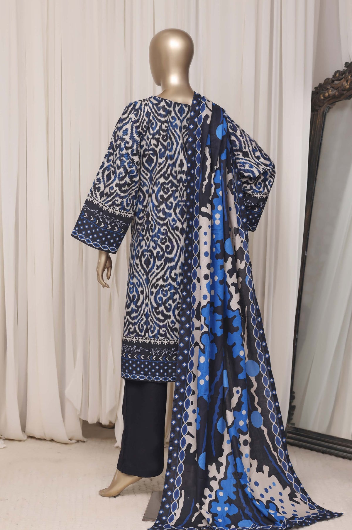 Sadabahar Signature Festive Khaddar Embroidery 3piece  stitched Collection 2026 D-03