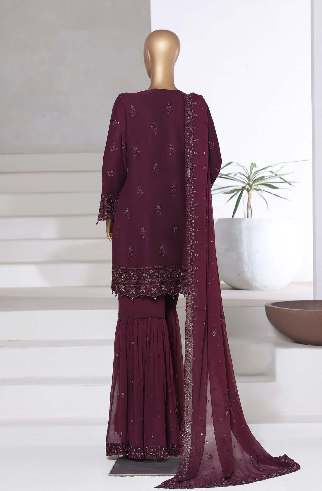 SADABAHAR Luxury Chiffon Afsanay Vol 14 3Piece Collection 2025 SAFC -1002