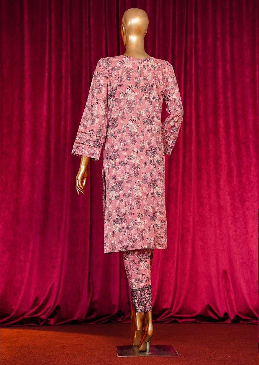 HZ Textile stitched Blooming Winter Khaddar 2Piece Co-ords Stitched Collection 2025 D-07