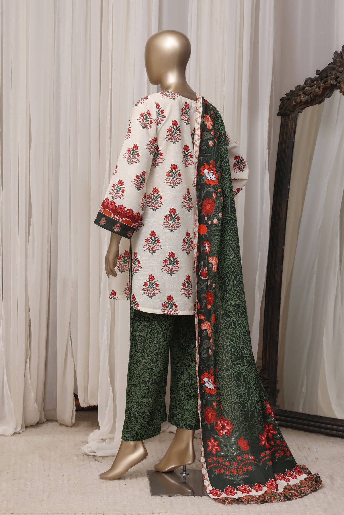 Sadabahar Luxury Khaddar Printed 3piece  stitched Vol-03 2026 D-03