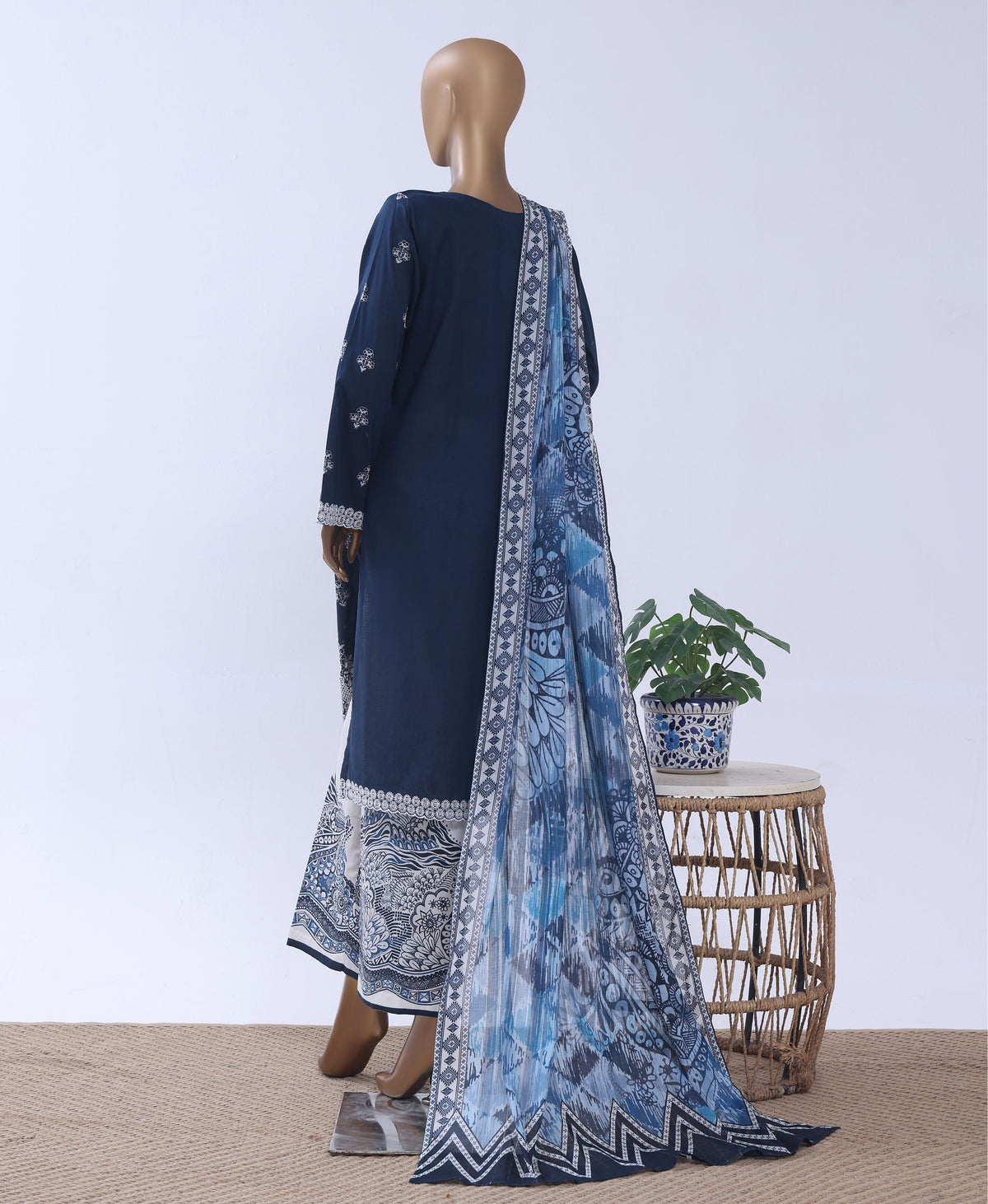 HZ by RTW Chikankari Embroidered Prints 3Pcs Suite Collection 2026 D-1