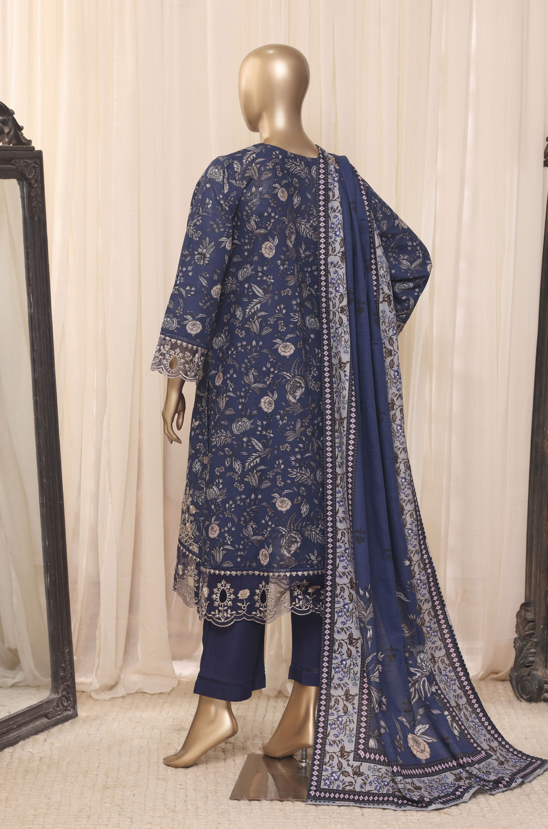 Sadabahar Luxury Khaddar Printed 3piece  stitched Vol-05 Collection 2026 D-03