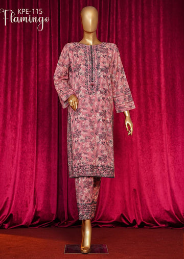 HZ Textile stitched Blooming Winter Khaddar 2Piece Co-ords Stitched Collection 2025 D-07