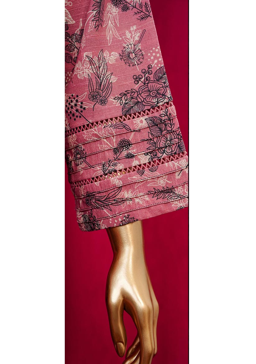 HZ Textile stitched Blooming Winter Khaddar 2Piece Co-ords Stitched Collection 2025 D-07