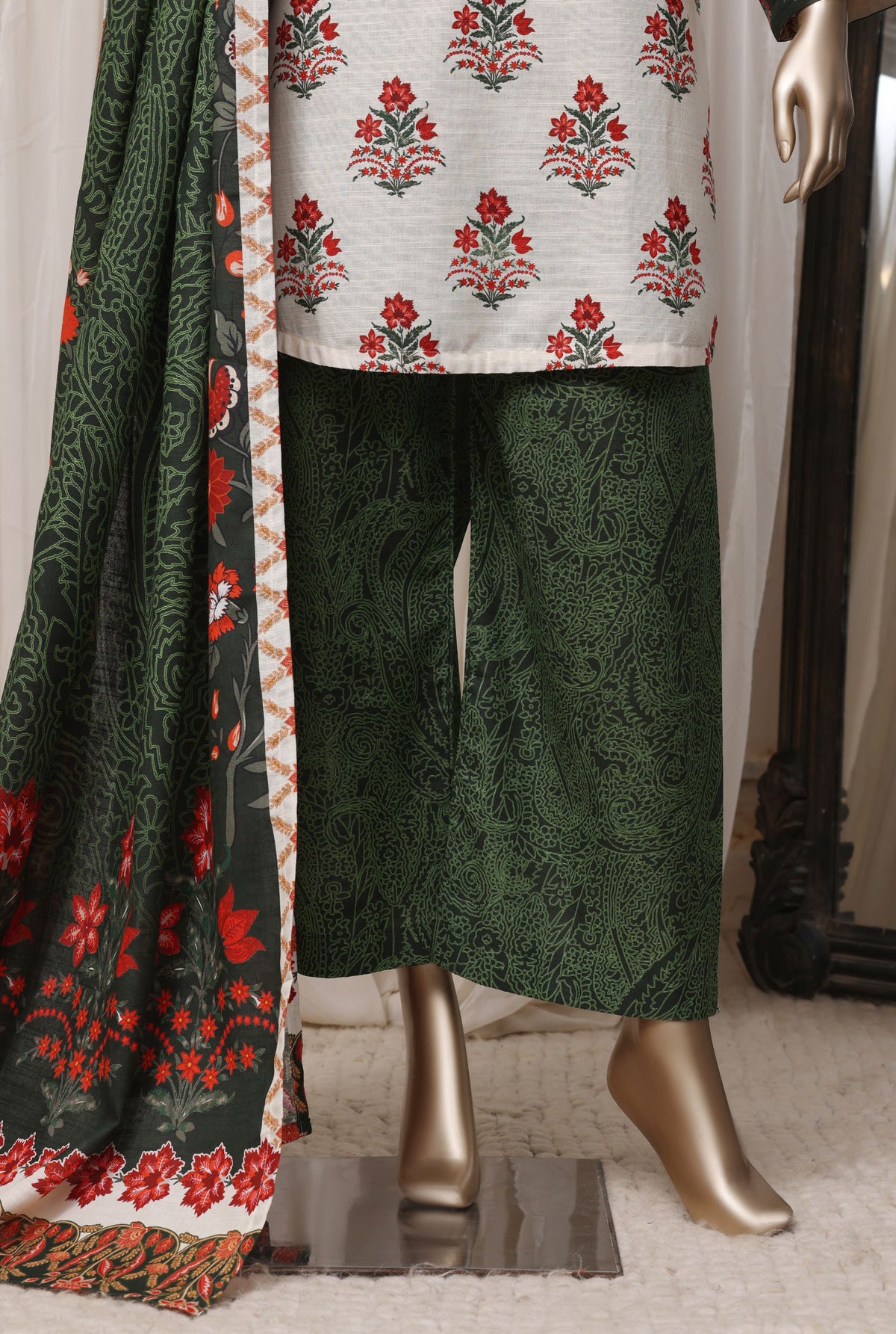 Sadabahar Luxury Khaddar Printed 3piece  stitched Vol-03 2026 D-03