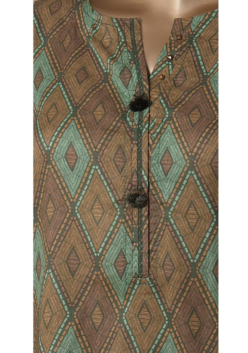 HZ Textile Ready to Wear Rozaana Cambric Printed 3PC Collection 2025 D-05