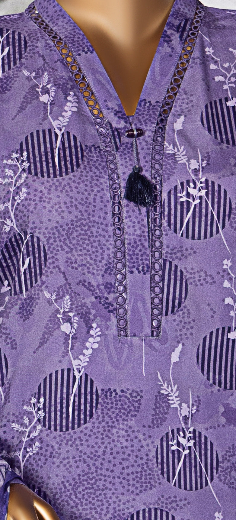 HZ Textile Unstitched Full Suit Linen Wintry Collection 25 D-03