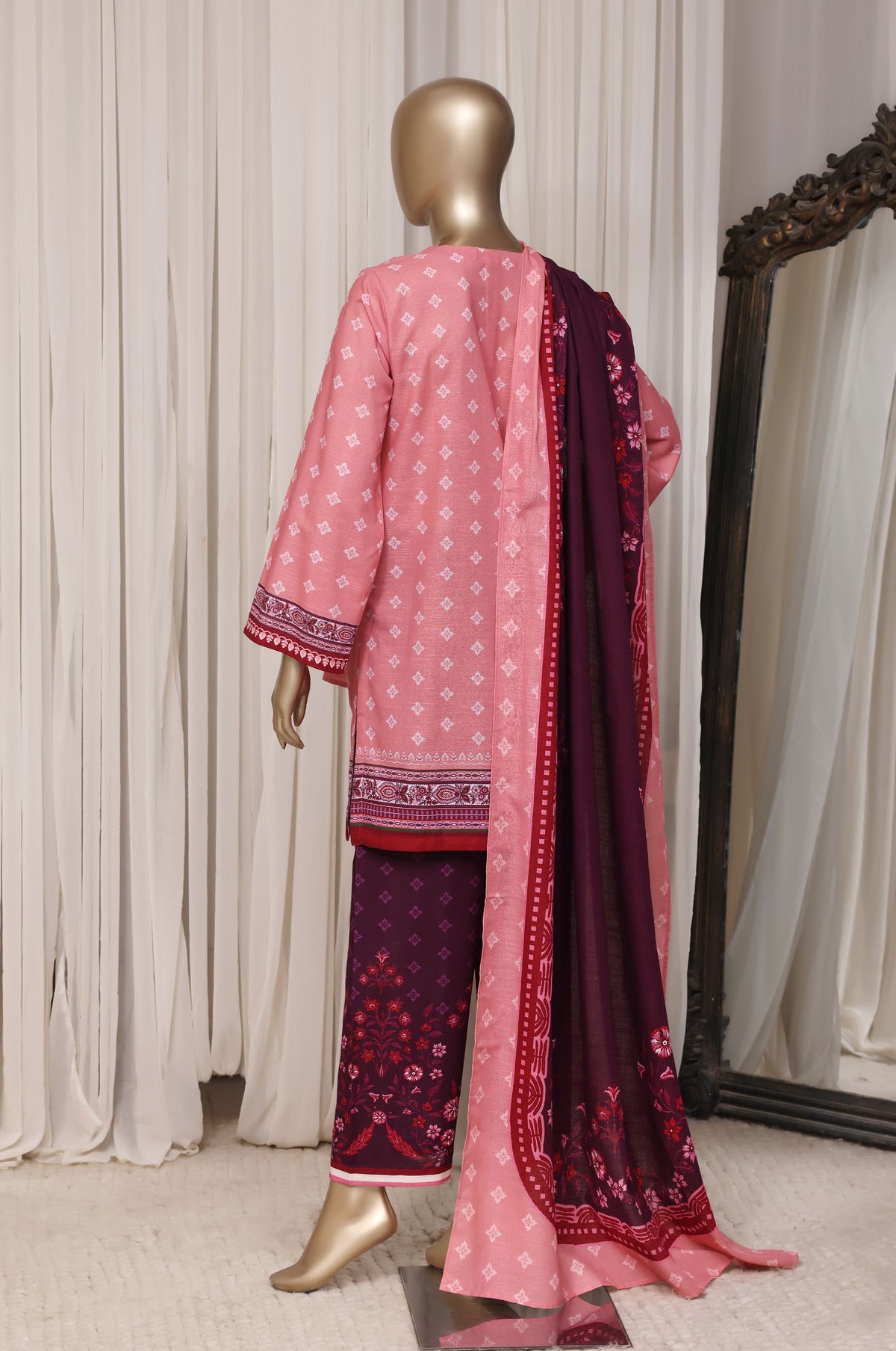 Sadabahar Luxury Khaddar Printed 3piece  stitched Vol-03 2026 D-04