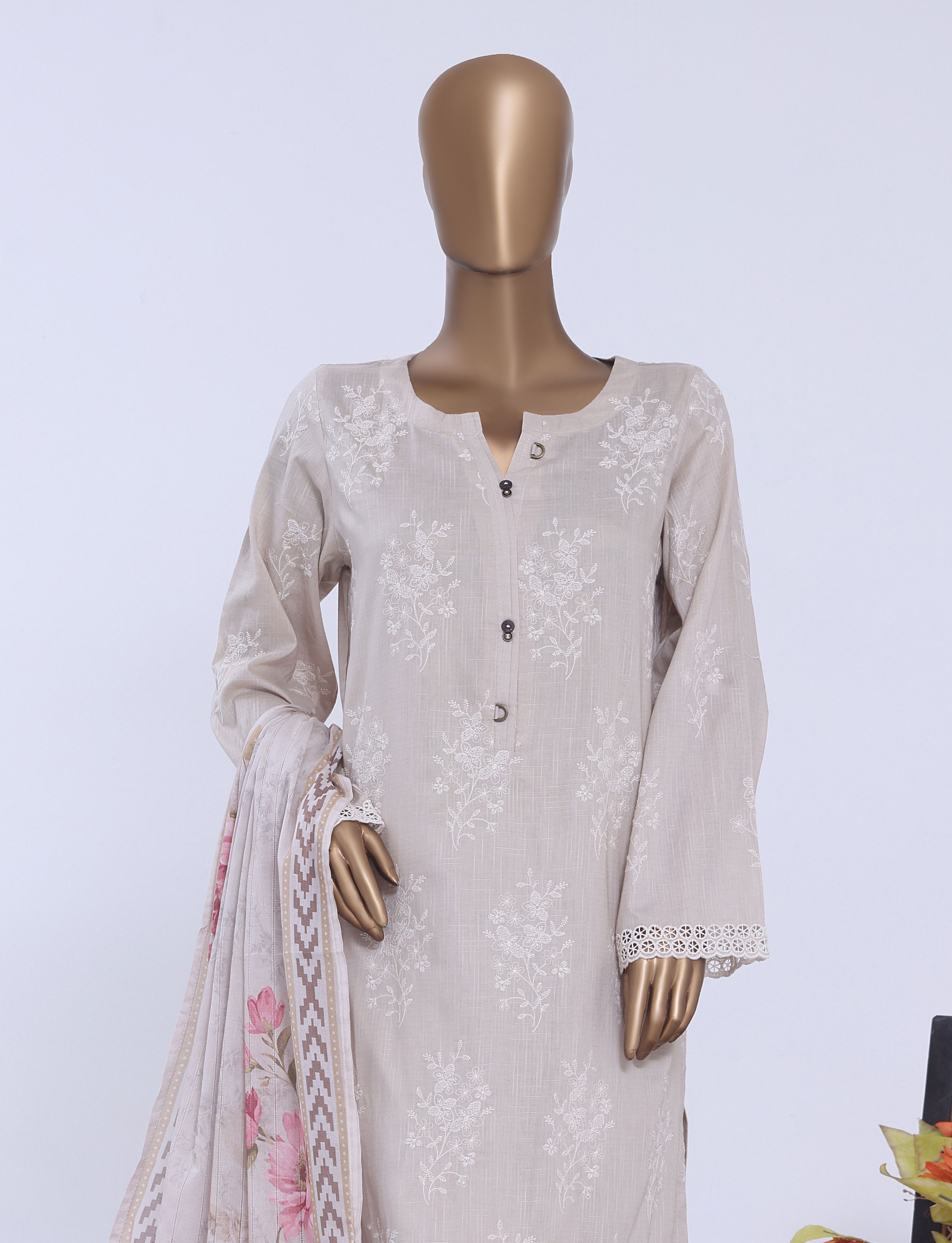 HZ by RTW Chikankari Embroidered Prints 3Pcs Suite Collection 2026 D-2