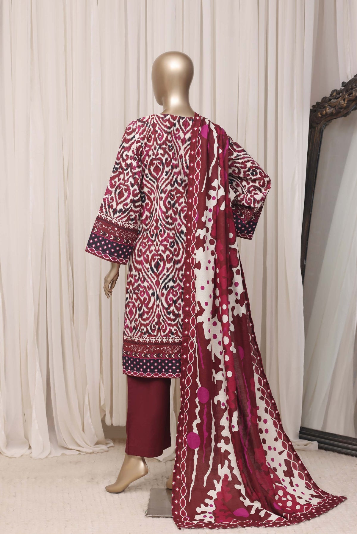 Sadabahar Signature Festive Khaddar Embroidery 3piece  stitched Collection 2026 D-04