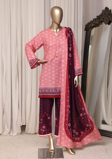 Sadabahar Luxury Khaddar Printed 3piece  stitched Vol-03 2026 D-04