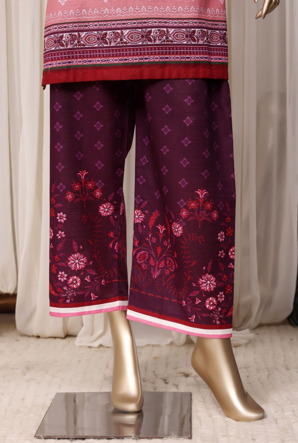 Sadabahar Luxury Khaddar Printed 3piece  stitched Vol-03 2026 D-04