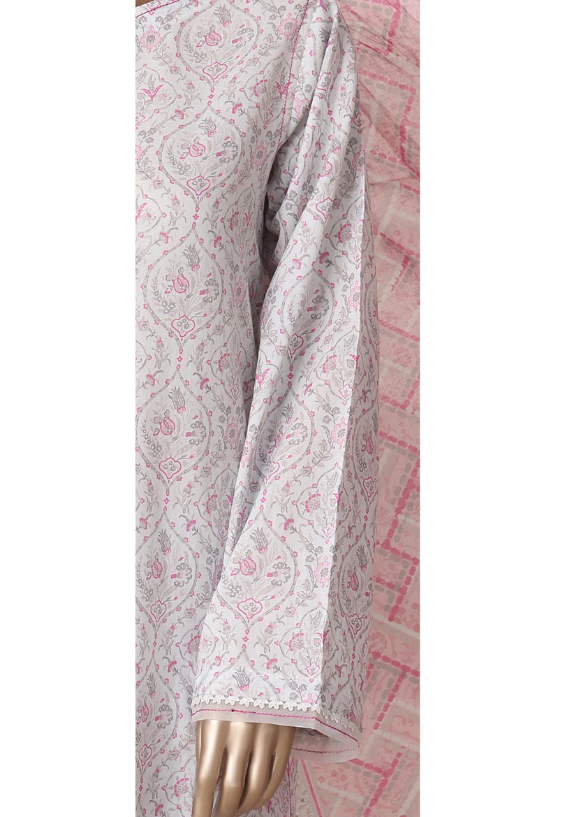 HZ Textile Ready to Wear Rozaana Cambric Printed 3PC Collection 2025 D-07