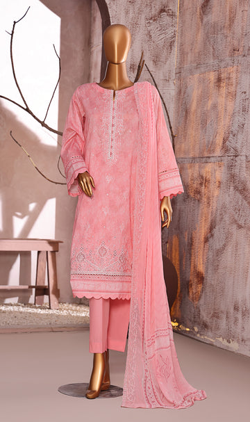 HZ Textile UNSTITCH Premium Embroidered Collection 2025 D-05