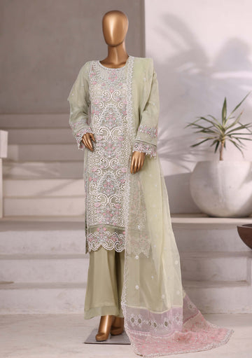 SADABAHAR LUXURY FORMAZ FESTIVE MAHPARA VOL-18 ORGANZA "EMBROIDERED 3 PIECE STITCHED COLLECTION 2025 D-05