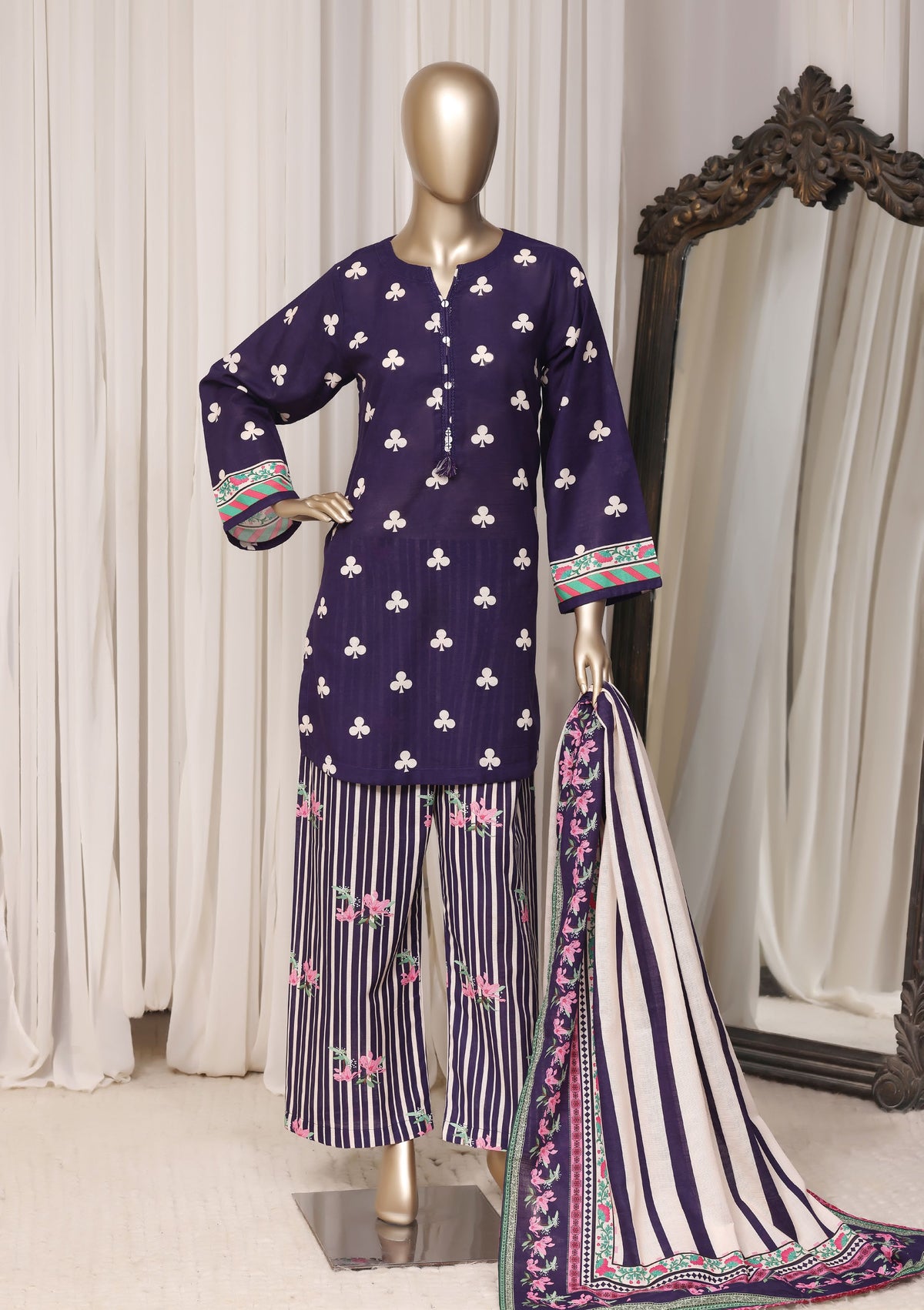 Sadabahar Luxury Khaddar Printed 3piece  stitched Vol-03 2026 D-05