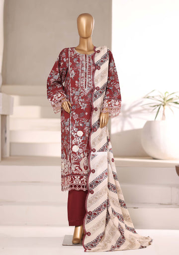 SADABAHAR RTW SIGNATURE KHADDAR EMBROIDERED 3PIECE COLLECTION 2025 SSKE -1105