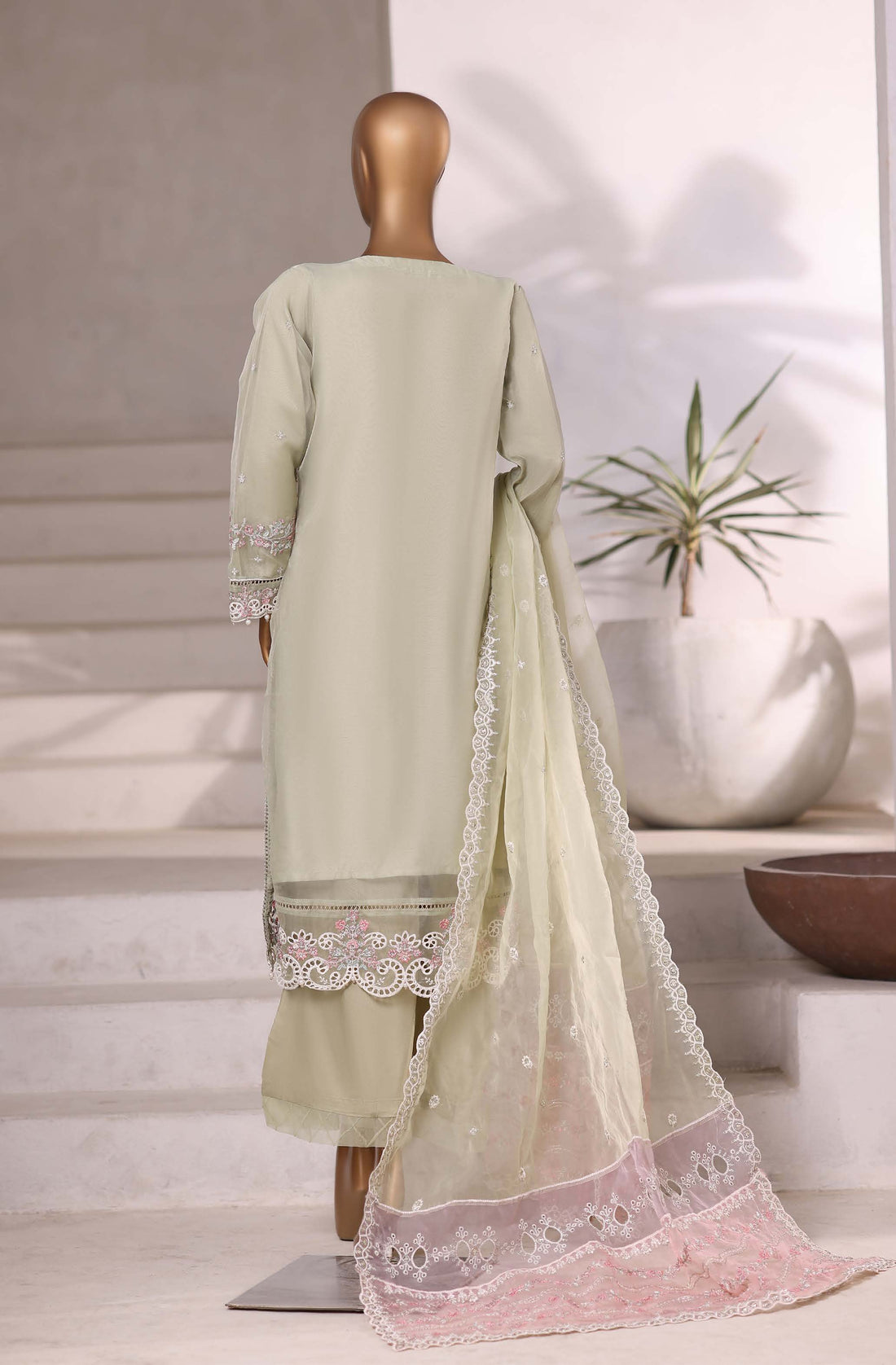 SADABAHAR LUXURY FORMAZ FESTIVE MAHPARA VOL-18 ORGANZA "EMBROIDERED 3 PIECE STITCHED COLLECTION 2025 D-05