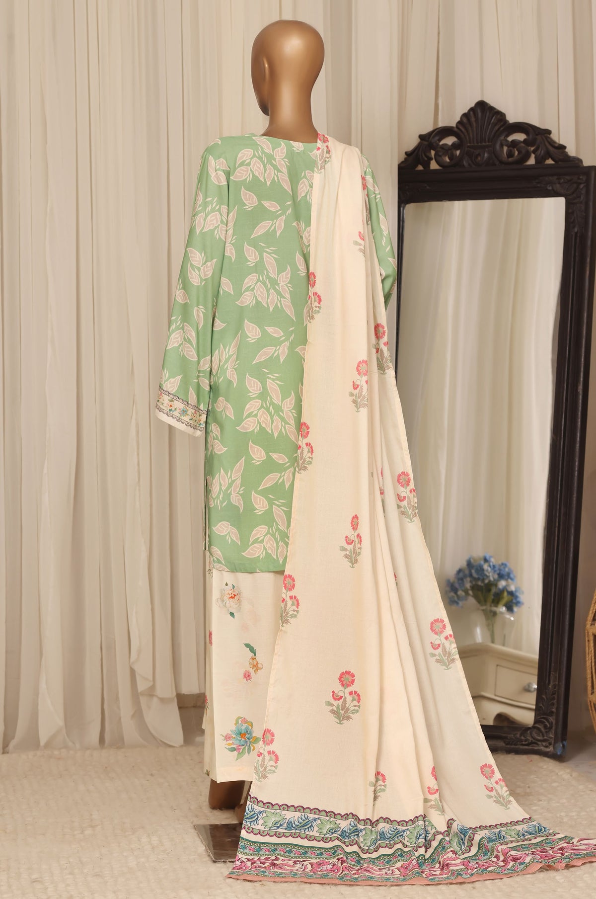Sadabahar linen Printed 3Piece Stitched Collection D-05