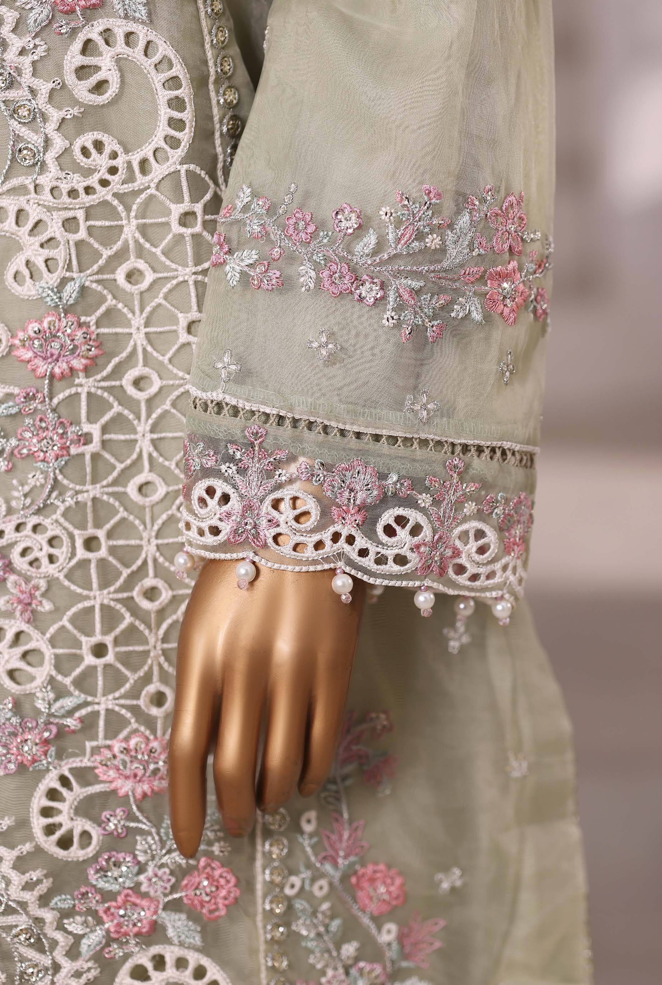 SADABAHAR LUXURY FORMAZ FESTIVE MAHPARA VOL-18 ORGANZA "EMBROIDERED 3 PIECE STITCHED COLLECTION 2025 D-05