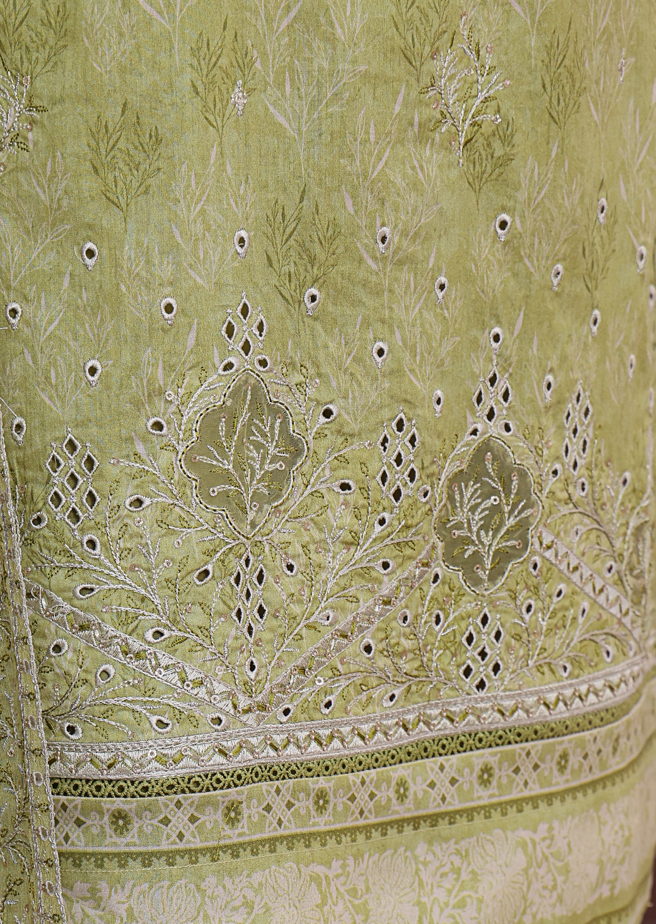 HZ Textile UNSTITCH Premium Embroidered Collection 2025 D-04