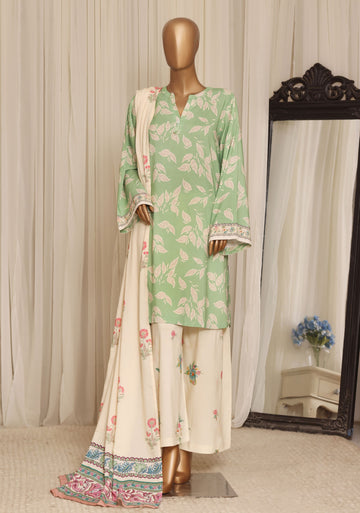 Sadabahar linen Printed 3Piece Stitched Collection D-05