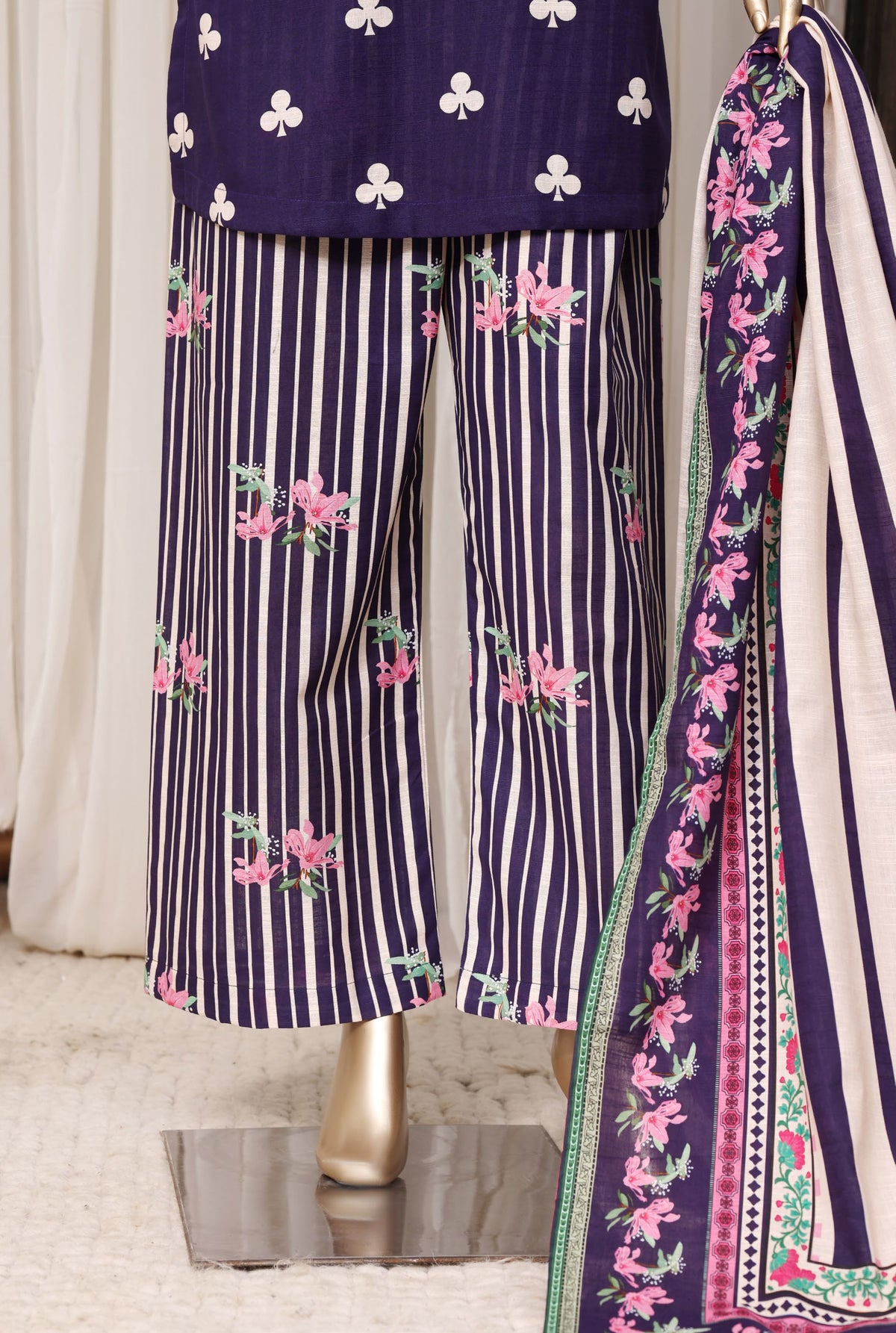 Sadabahar Luxury Khaddar Printed 3piece  stitched Vol-03 2026 D-05
