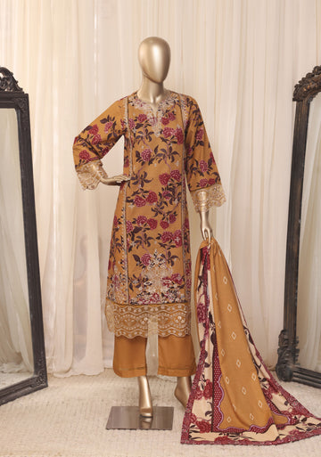 Sadabahar Luxury Khaddar Printed 3piece  stitched Vol-05 Collection 2026 D-05