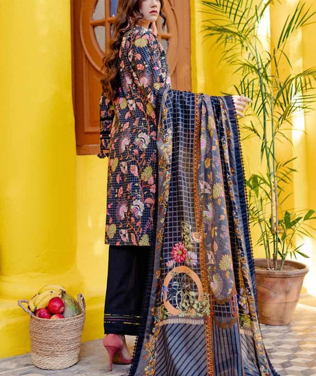 Gul Ahmed Unstitched Printed Lawn 3pcs Suite D-04