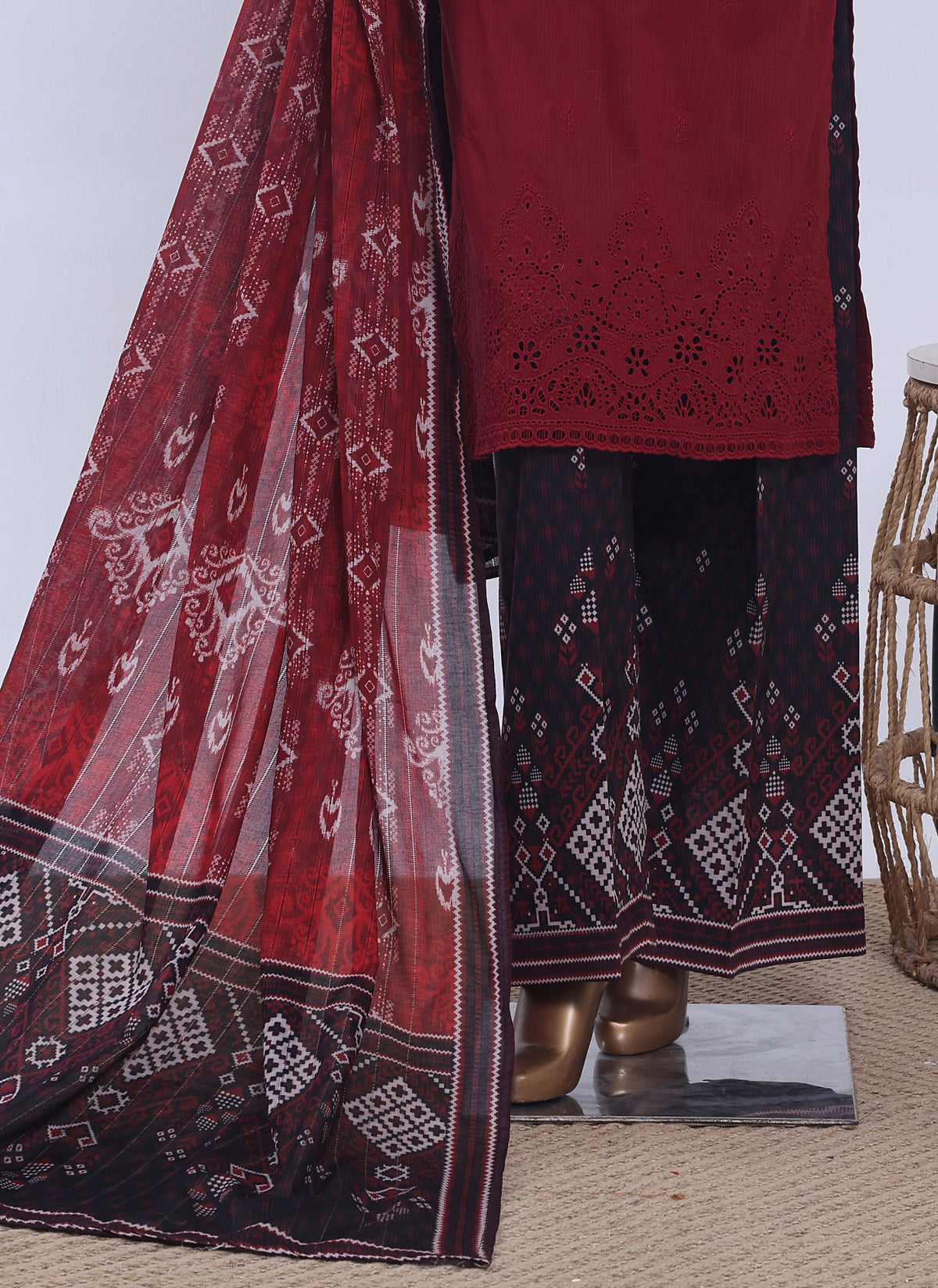 HZ by RTW Chikankari Embroidered Prints 3Pcs Suite Collection 2026 D-3