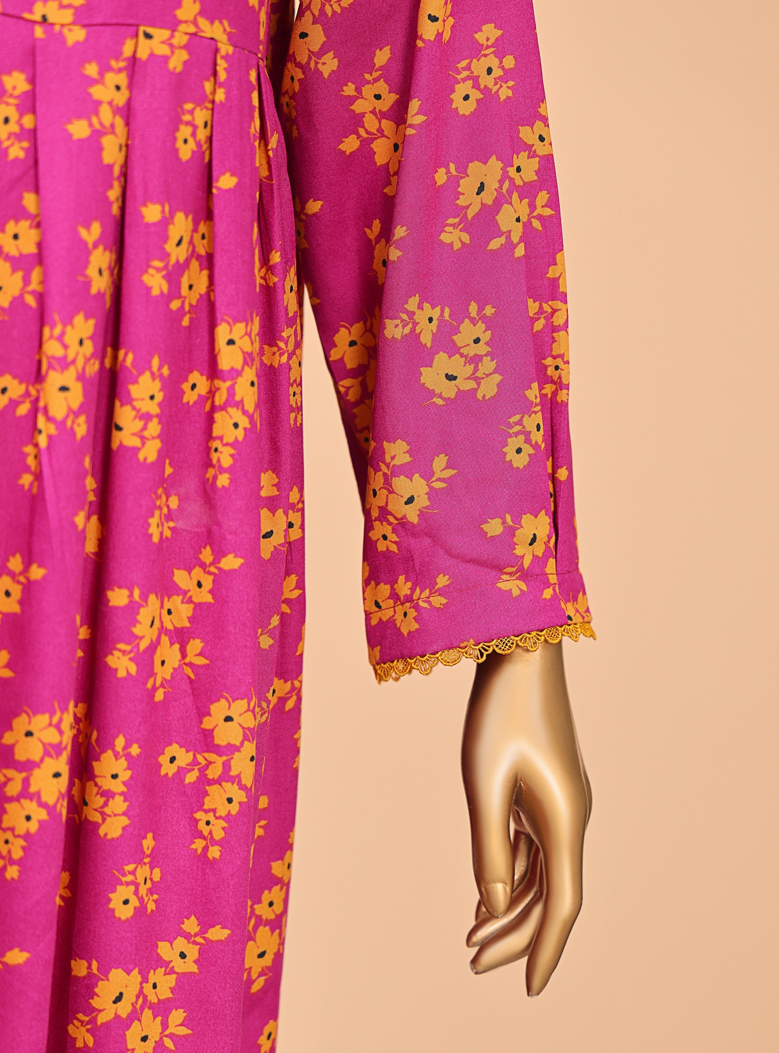 HZ Textile Unstitched Full Suit Linen Wintry Vol-4 Collection 25 D-04