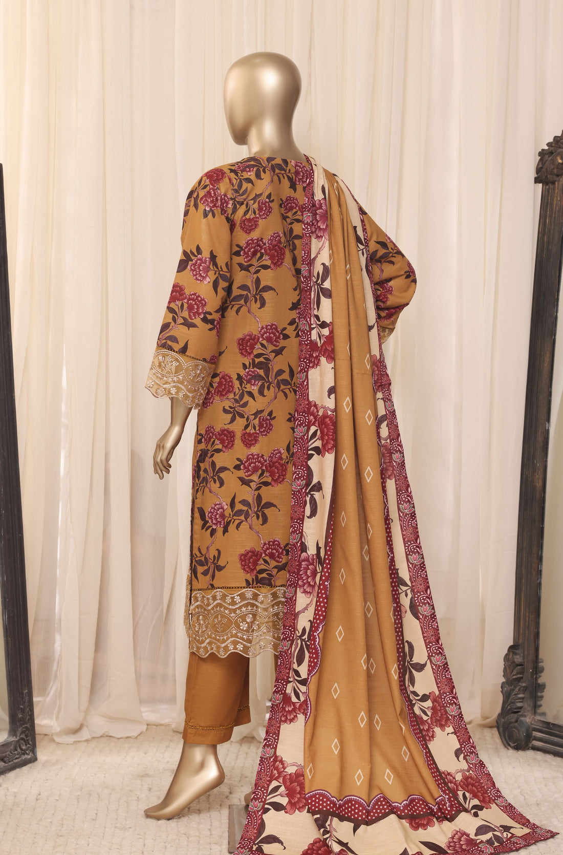 Sadabahar Luxury Khaddar Printed 3piece  stitched Vol-05 Collection 2026 D-05