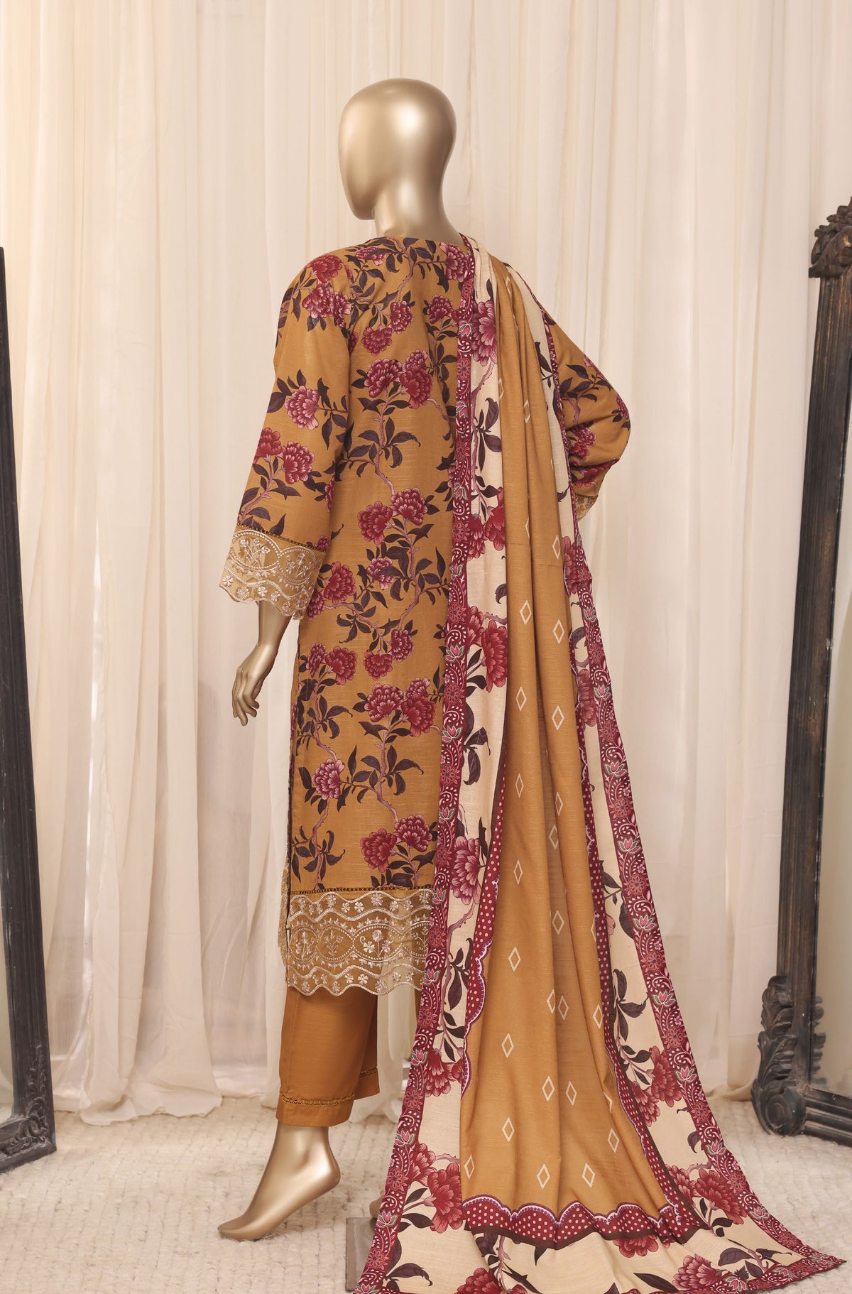 Sadabahar Luxury Khaddar Printed 3piece  stitched Vol-05 Collection 2026 D-05