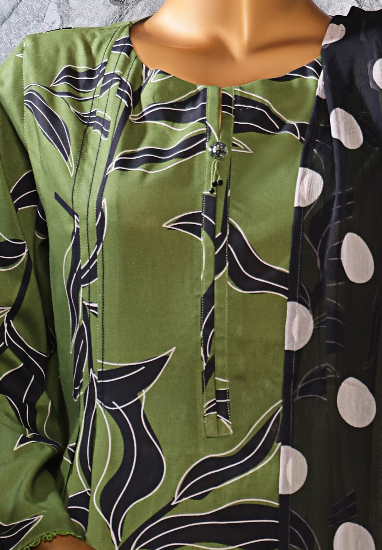 HZ Textile Unstitched Full Suit Linen Wintry Collection 25 D-06