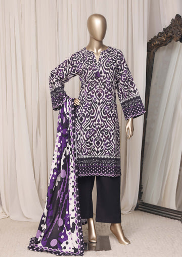 Sadabahar Signature Festive Khaddar Embroidery 3piece  stitched Collection 2026 D-06