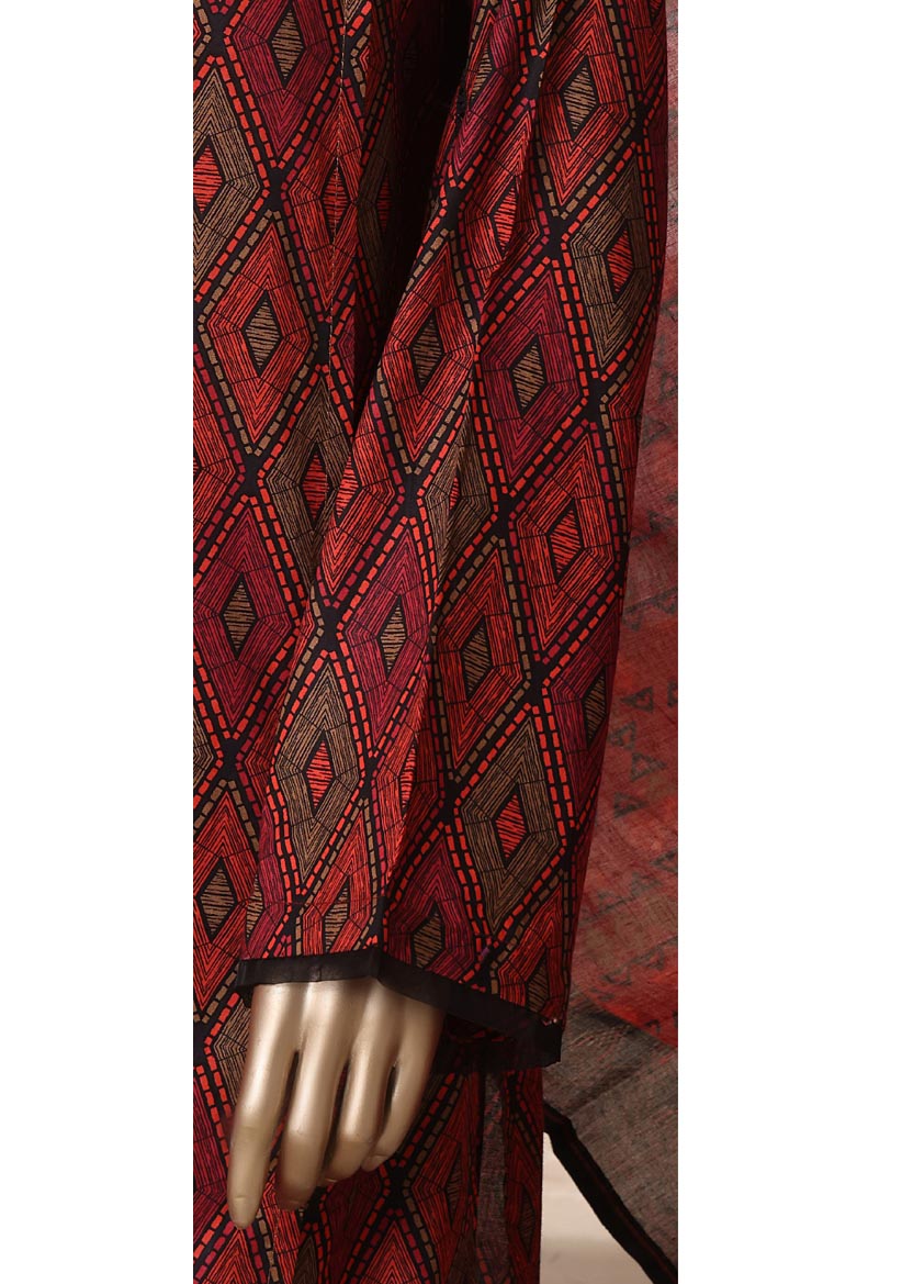 HZ Textile Ready to Wear Rozaana Cambric Printed 3PC Collection 2025 D-10