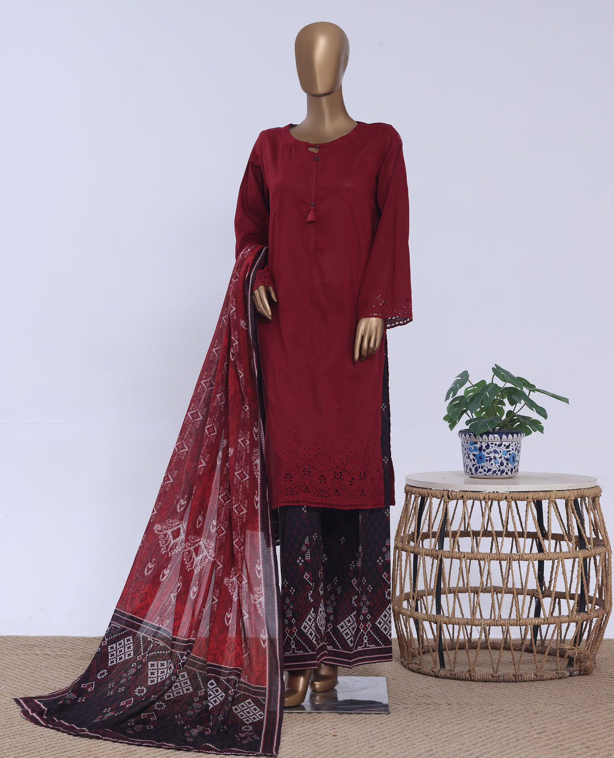 HZ by RTW Chikankari Embroidered Prints 3Pcs Suite Collection 2026 D-3