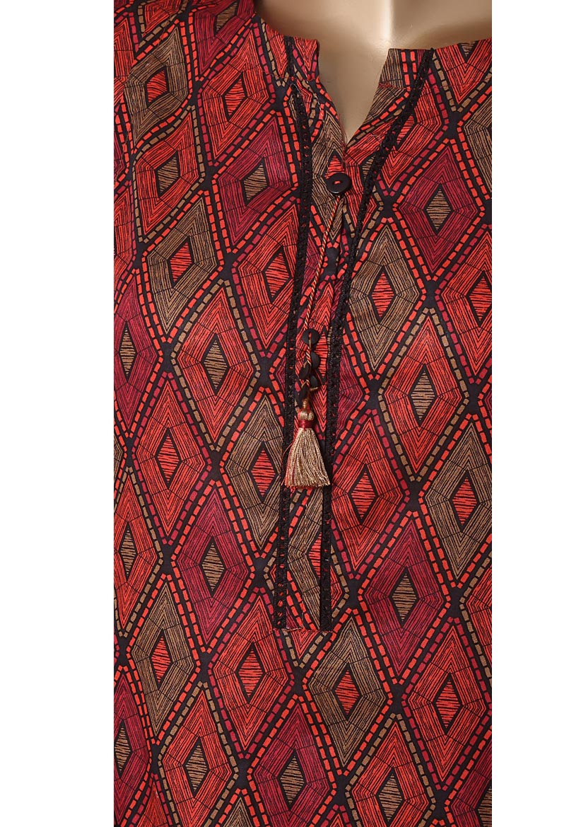 HZ Textile Ready to Wear Rozaana Cambric Printed 3PC Collection 2025 D-10