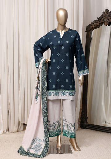 Sadabahar Luxury Khaddar Printed 3piece  stitched Vol-03 2026 D-01